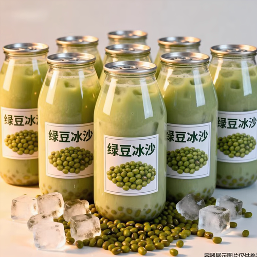 绿豆沙冰牛乳饮料饮品低糖无0添加夏季清凉解渴腻官方旗舰店