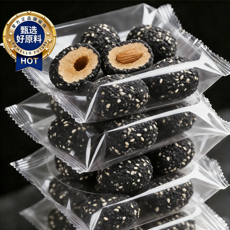 黑芝麻脆枣新疆红枣无核嘎嘣脆枣香酥脆休闲健康营养零食新年年货