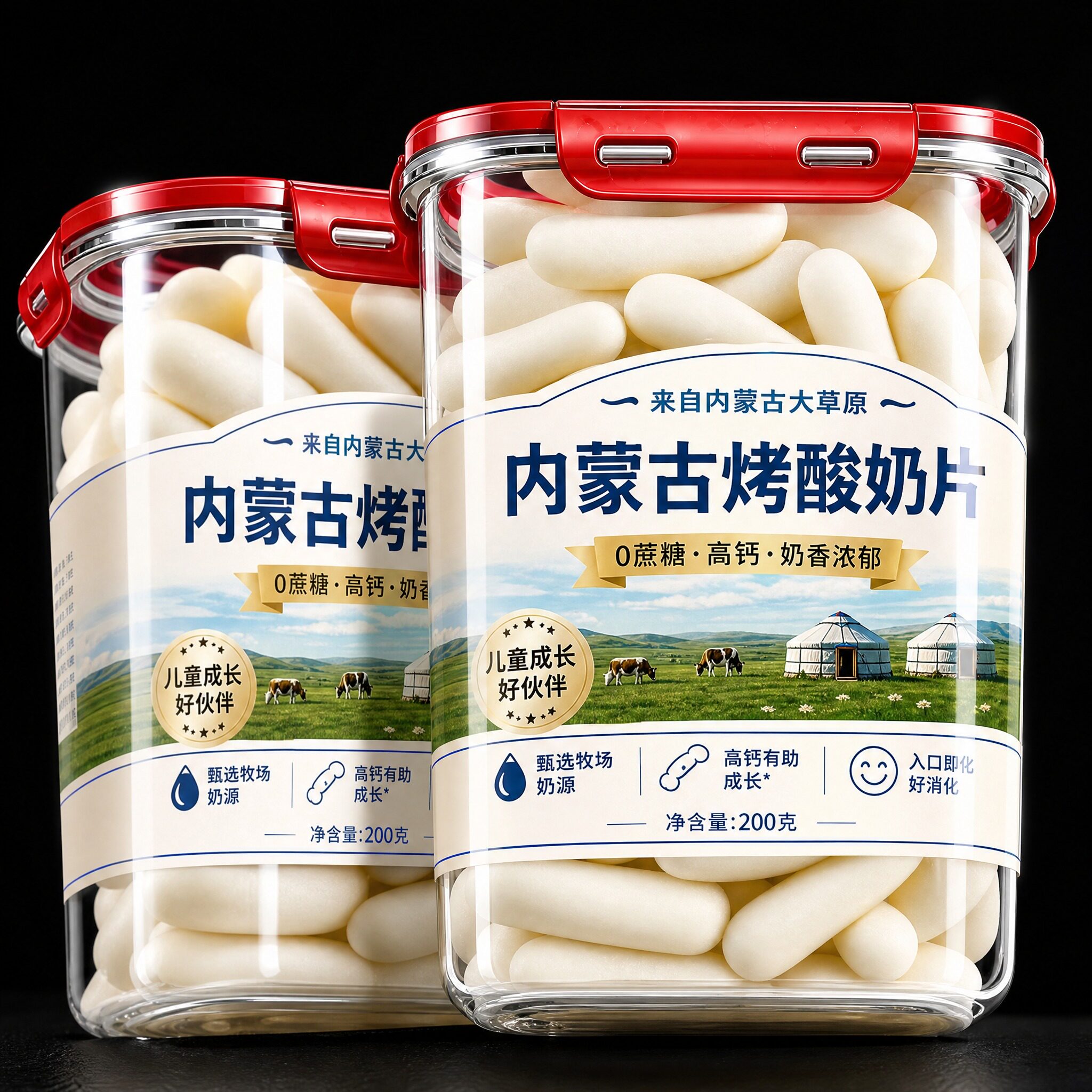 内蒙古烤酸奶脆片烤奶条官方旗舰店无糖牛奶制品儿童孕妇高钙零食图片