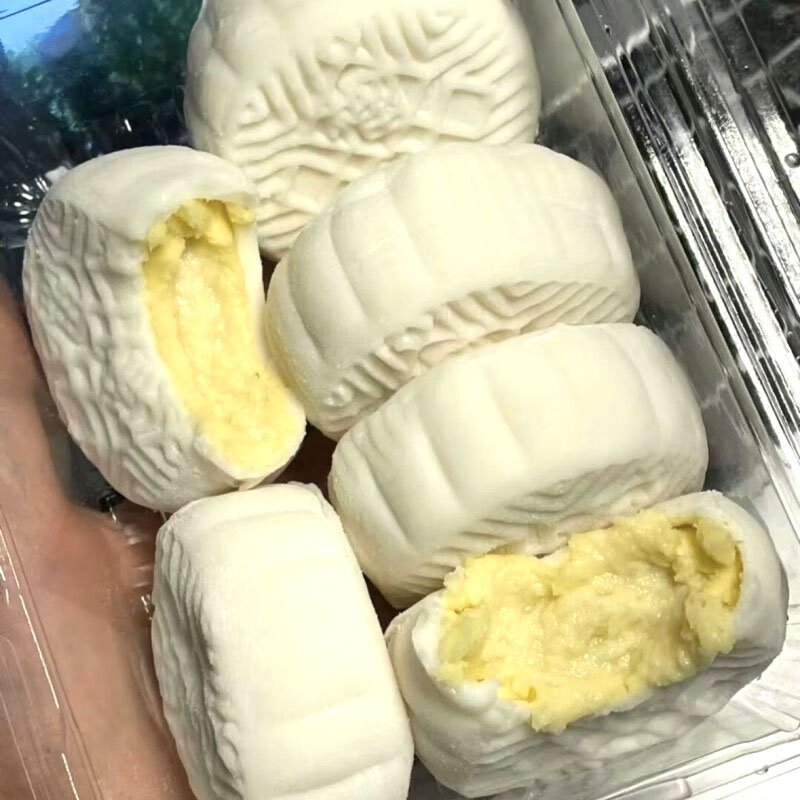 猫山王榴莲冰皮月饼胼中秋节爆浆流心月饼糕点十大品牌官方旗舰店