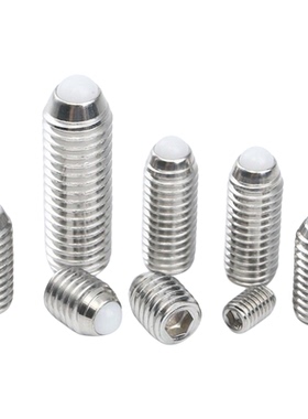 ZAH71/72/73/74-M4/M5/M6/M8/M10不锈钢长型定位珠树脂球头POM