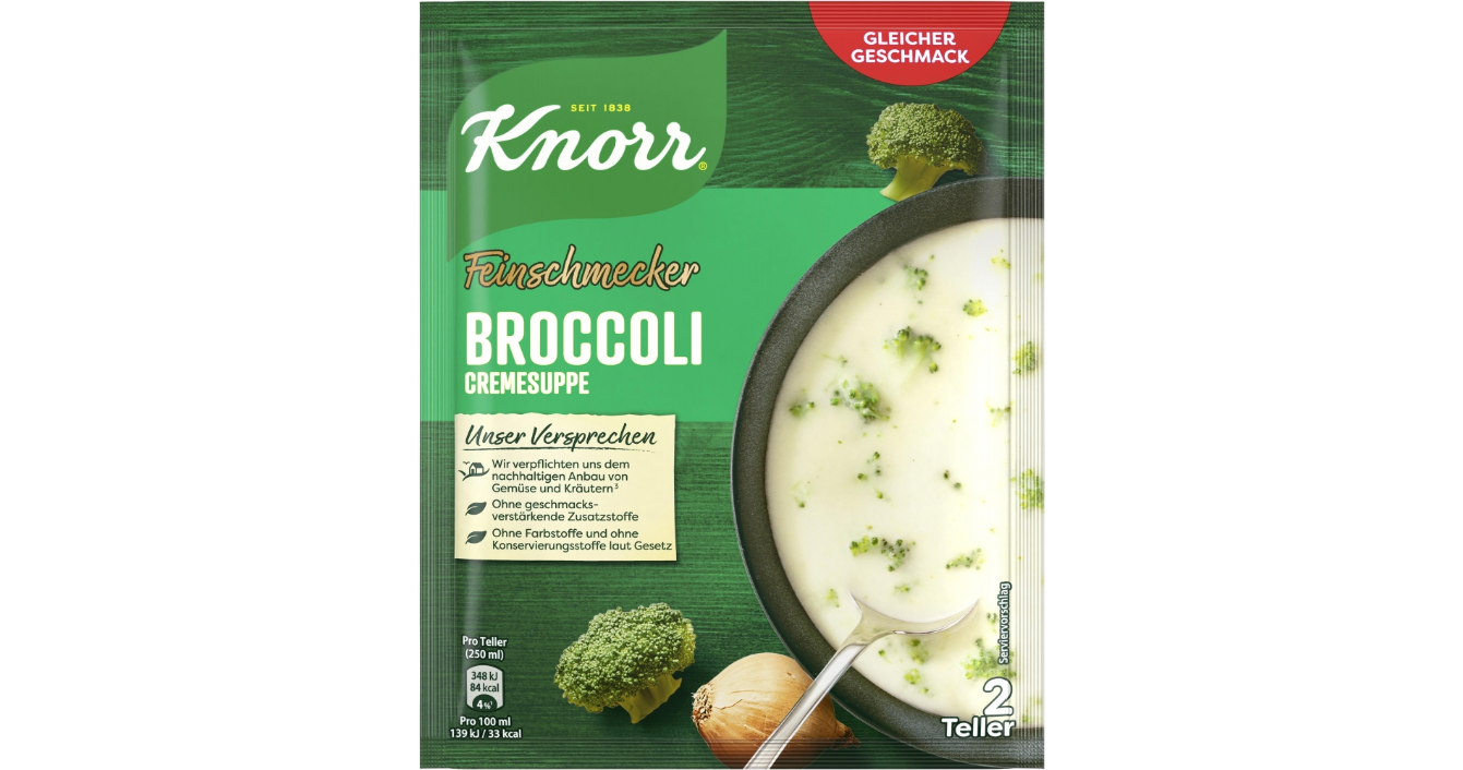 德国knorr 西蓝花奶油汤调味粉 Broccoli Cremesuppe