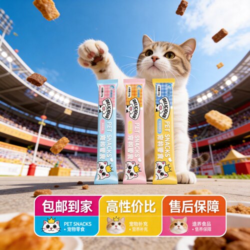 全价主食猫条金枪鱼三文鱼鸡肉