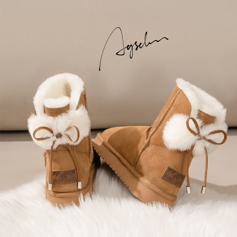 雪地靴毛毛鞋棉鞋高颜值