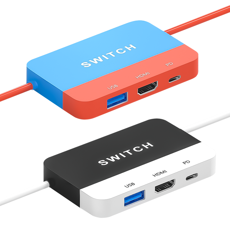适用一线通Switch便携底座高清视频采集卡直连笔记本电脑NS拓展坞OLED扩展投屏连接ipad平板直播转换器采集器