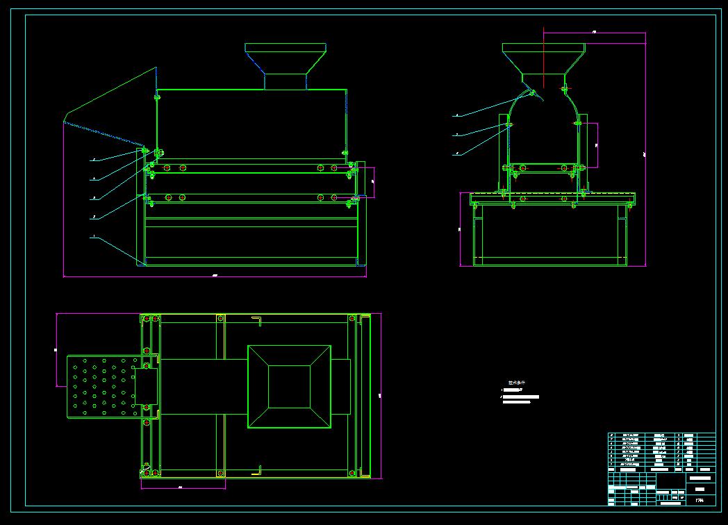 j016-玉米脱粒机的结构设计机械结构设计cad图纸