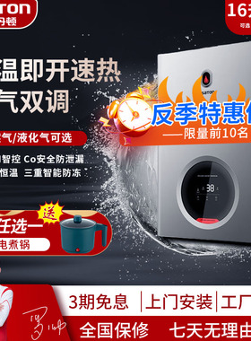 阿诗丹顿天然气热水器一级冷凝水汽双调燃气热水器