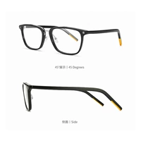 Черный и серебро + без синей-световой линзы без степени [не для миопии]