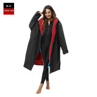 Diving cape, hot spring bath towel, cold-proof and warm changing clothes, bathrobe, winter swimming jacket, hooded professional absorbent windbreaker thumbnail 5
