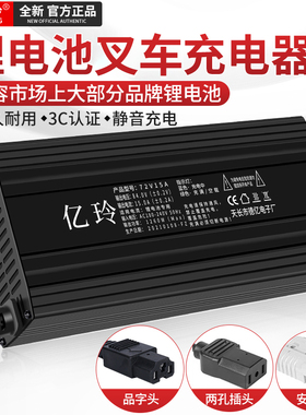 锂电池充电器大功率12v24v48v30A50A100安三元锂磷酸铁锂电池叉车