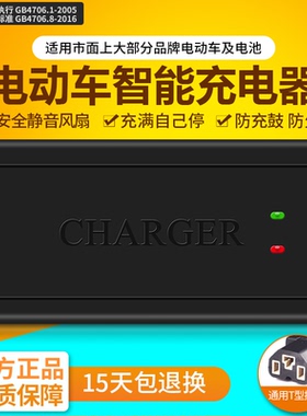 电动车电瓶充电器48V20AH12AH60V72伏新日雅迪爱玛电车三轮车通用