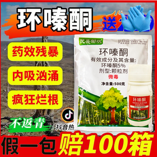 环嗪酮哃除树剂灭竹子杀灌木开荒杂草除草剂死根烂根剂一扫光农药