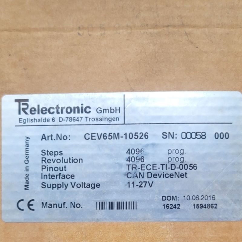 议价帝尔编码器CEV65M-10526
