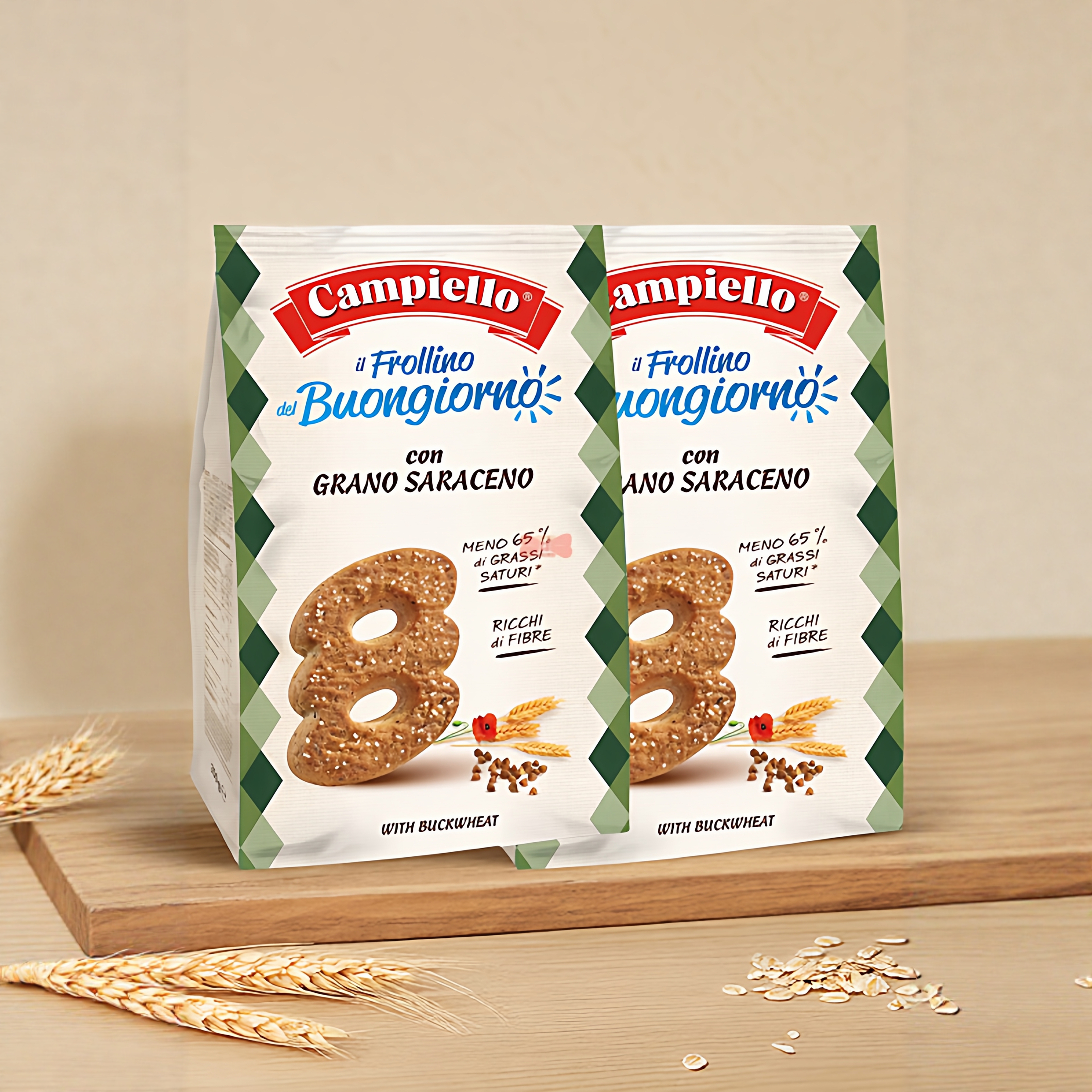 佩罗荞麦粗粮曲奇饼干组合袋装