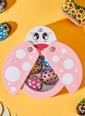 意大利进口零食EDAS艾达的世界迷你瓢虫牛奶巧克力小盒装伴手礼品