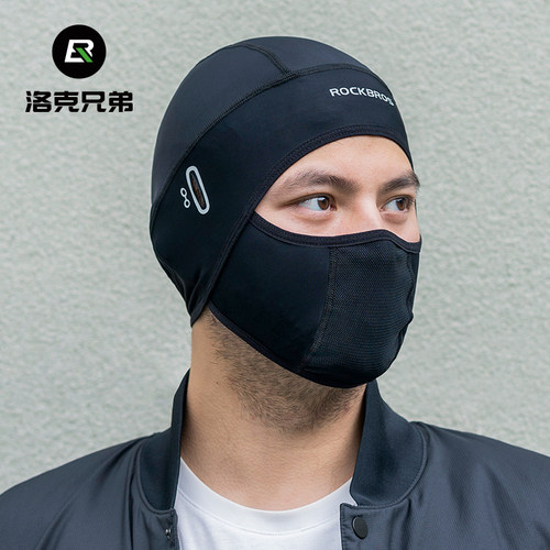 洛克兄弟骑行面罩冰丝防晒头套