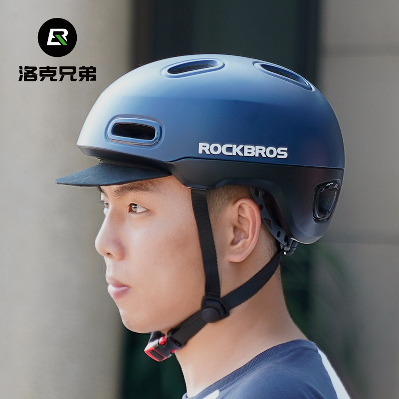 洛克兄弟男女四季电动车头盔