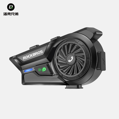 洛克兄弟摩托车头盔蓝牙对讲耳机