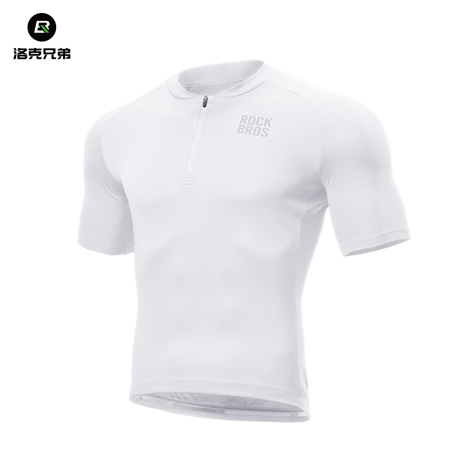 洛克兄弟短袖骑行服套装男款透气公路山地自行车运动上衣短裤夏季