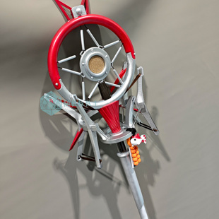 明日方舟道具武器萌萌香麦克风法杖遥cos道具四段拆分COSPLAY