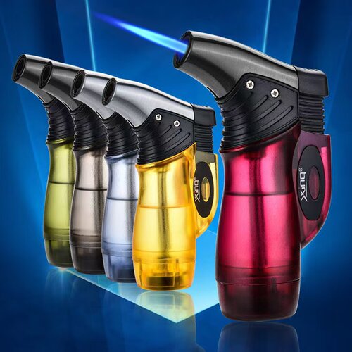 防风打火机雪茄焊枪艾灸点火器用加气烧烤蚊香直冲高温喷枪烧塑料