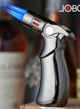 jobon中邦四火台式直冲打火机659 艾草雪茄专用防风点火 枪打火机