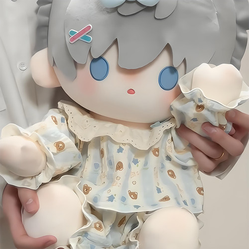 40cm娃衣坐姿睡衣棉花娃娃衣服