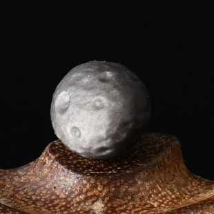 7a天然银曜石星球散珠陨石黑曜石月球手链珠DIY手工串珠配件