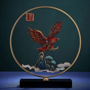全铜大展宏图雄鹰摆件家居客厅玄关办公室装饰品乔迁新居开业礼物