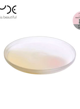 土耳其NUDE进口Pigmento盘水晶玻璃彩色果盘果盆圆形托盘家用极简