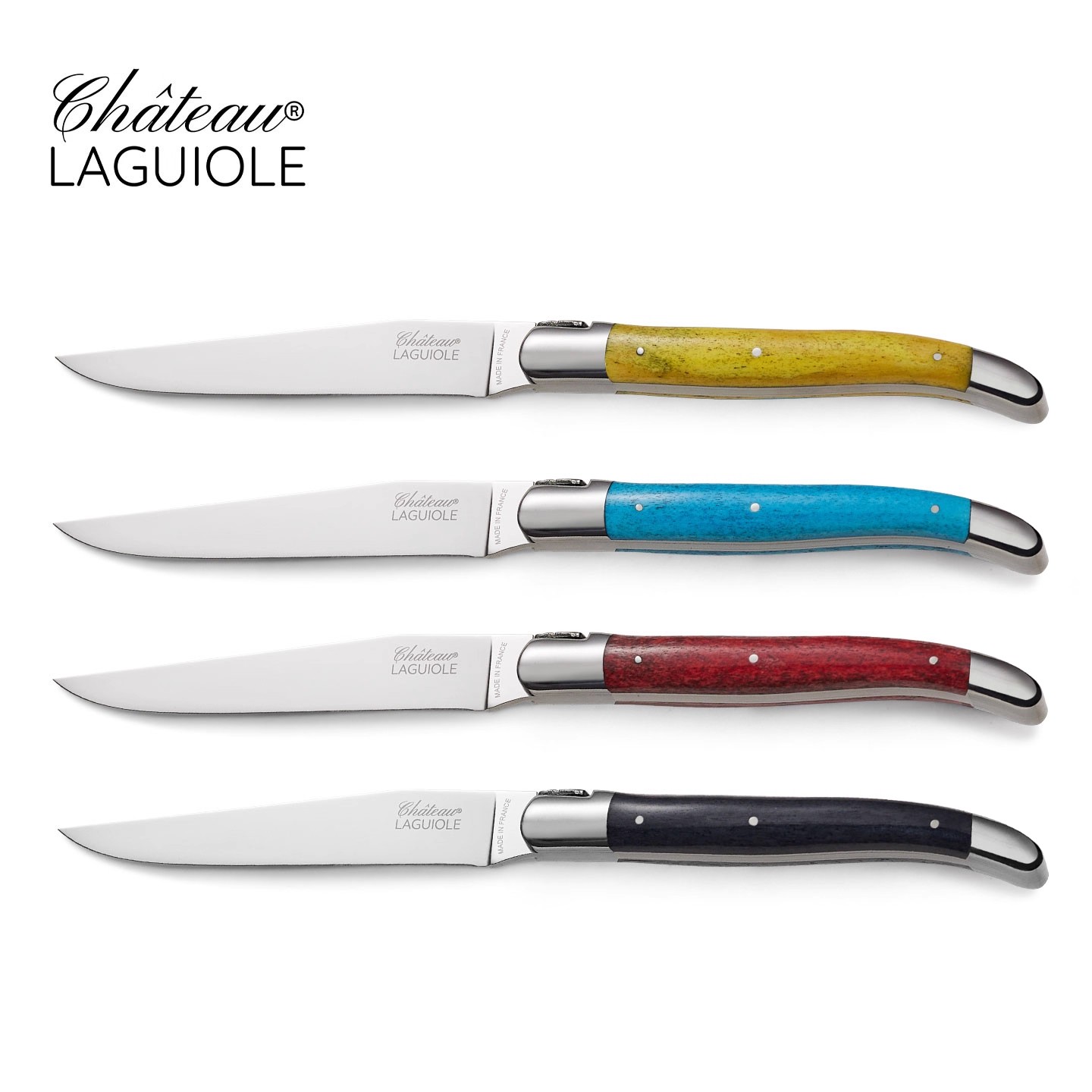 法国进口Chateau Laguiole牛排刀西餐刀不锈钢牛排刀叉骆驼骨手柄