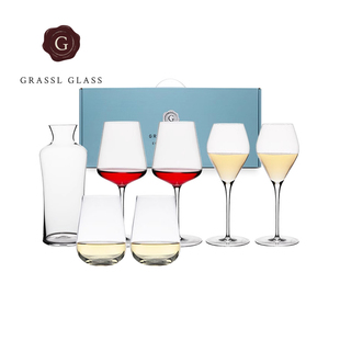 欧洲进口Grassl酒杯水晶玻璃杯白葡萄酒杯香槟波尔多杯醒酒器套装