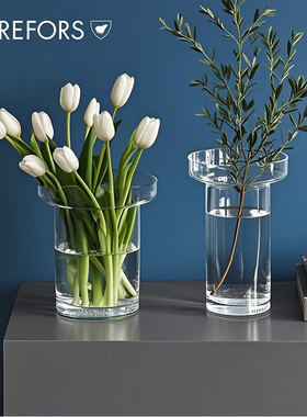 KOSTA BODA进口水晶玻璃 LIMELIGHT透明花瓶欧式简约客厅插花摆件