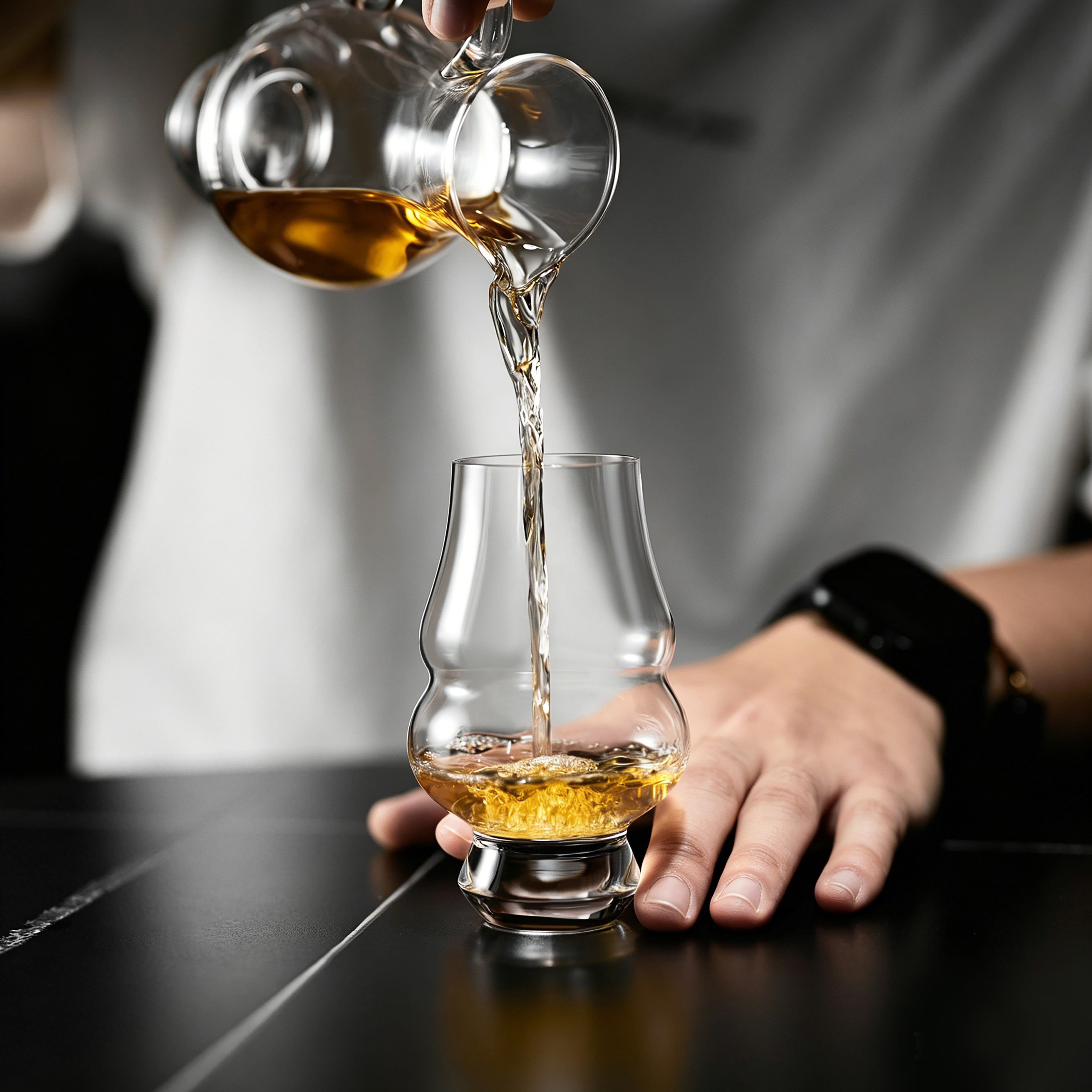 双腹杯210ml／威士忌闻香杯水晶玻璃洋酒杯子 whisky 痣birthmark