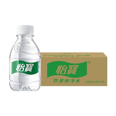 怡宝矿泉水210ml迷你纯净水整箱