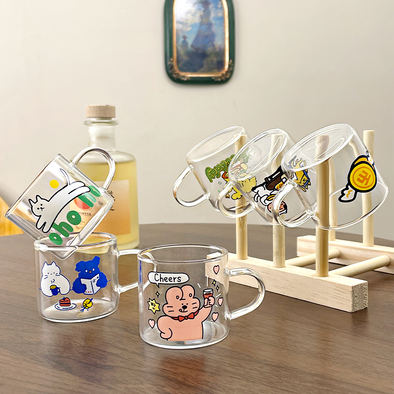 耐热玻璃品茗杯白酒杯子喝茶杯子