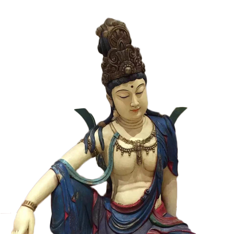 手工寺庙神像人物木雕定制定做