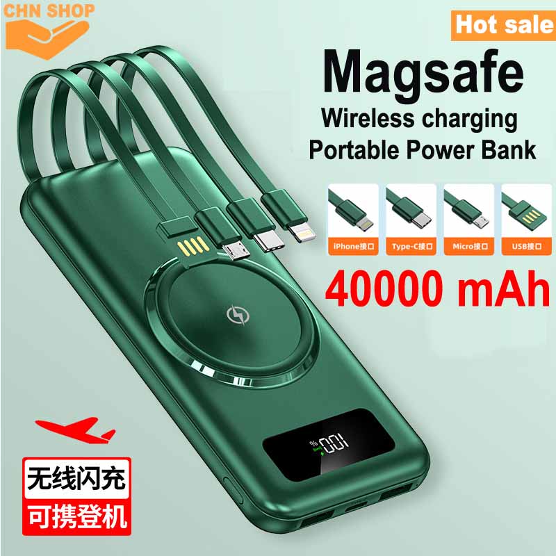 40000mAh Wireless charging Power Bank Portable Power Bank