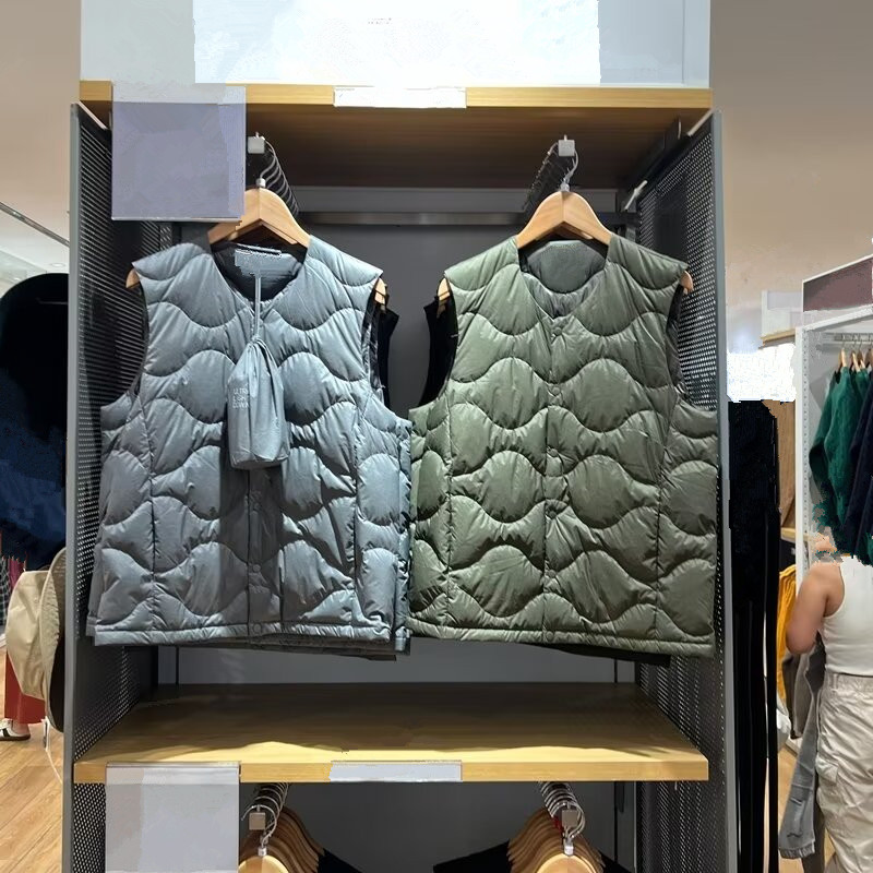 高级轻型羽绒便携式背心马甲