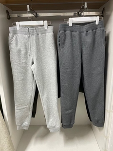 试衣间男女2022冬加绒加厚保暖卫裤 451675 松紧腰仿羊羔绒运动长裤