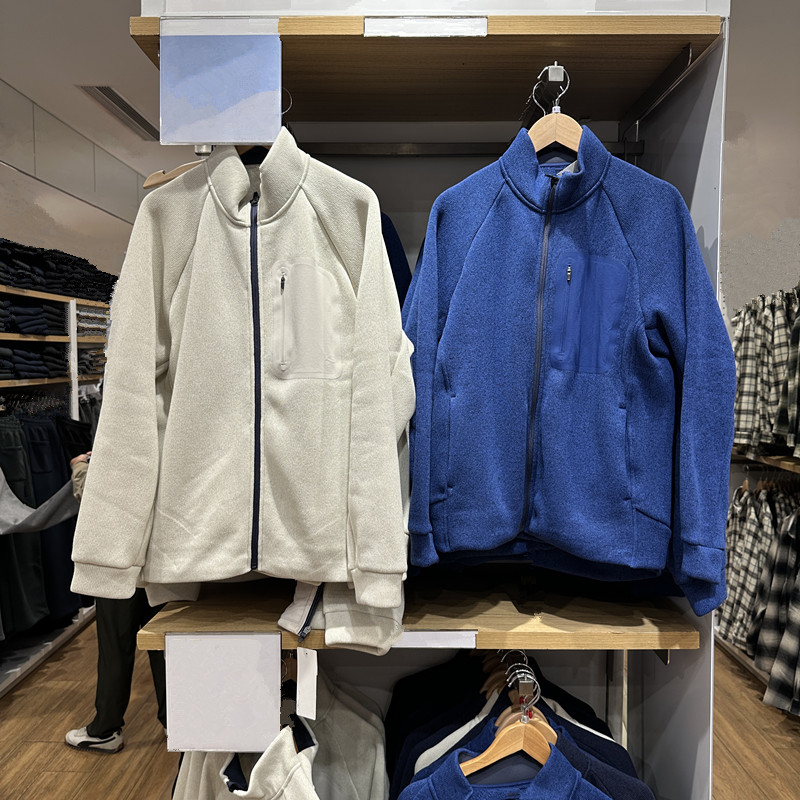 男装/女装针织摇粒绒拉链茄克/长袖保暖外套立领夹克秋冬款479863