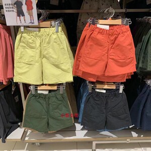 试衣间童装/男童/女童尼龙工装休闲短裤户外防水中裤五分裤454482