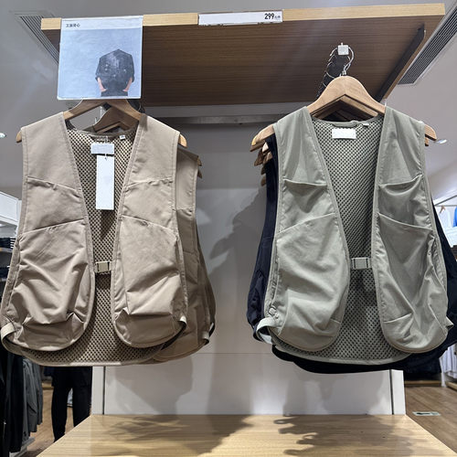 美式复古工装短款背心马甲外套