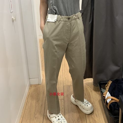 聪明裤弹力九分裤棉质通勤长裤