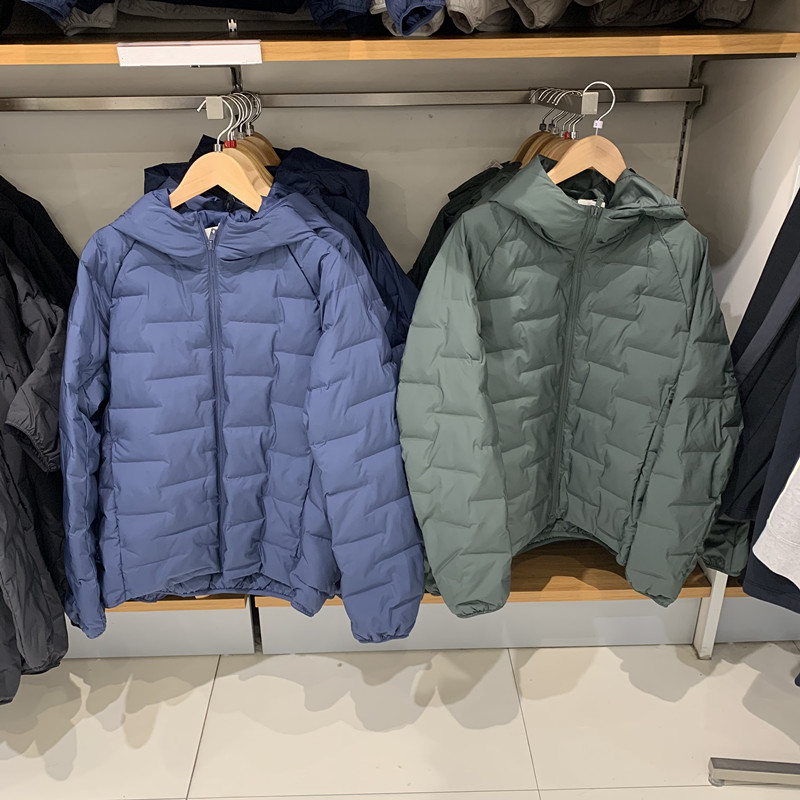 防风空气棉服连帽外套