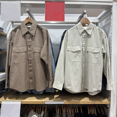 男装女装工装宽松衬衫长袖衬衣