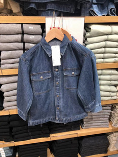 试衣间童装/男童女童/儿童衬衫式牛仔茄克休闲外套柔软夹克451841