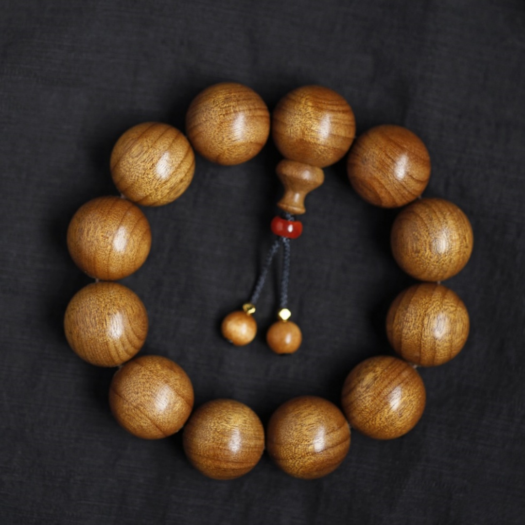 金丝楠木手串佛珠男款手链木