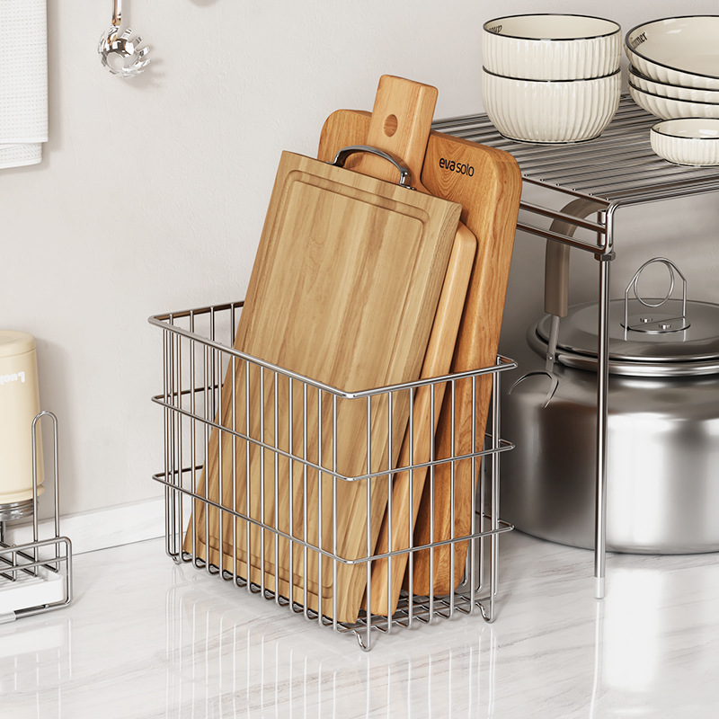 304不锈钢厨房置物架收纳筐