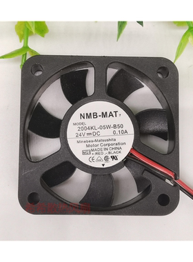 全新NMB-MAT 2004KL-05W-B50 24V DC 0.1A 5CM 施耐德变频器风扇